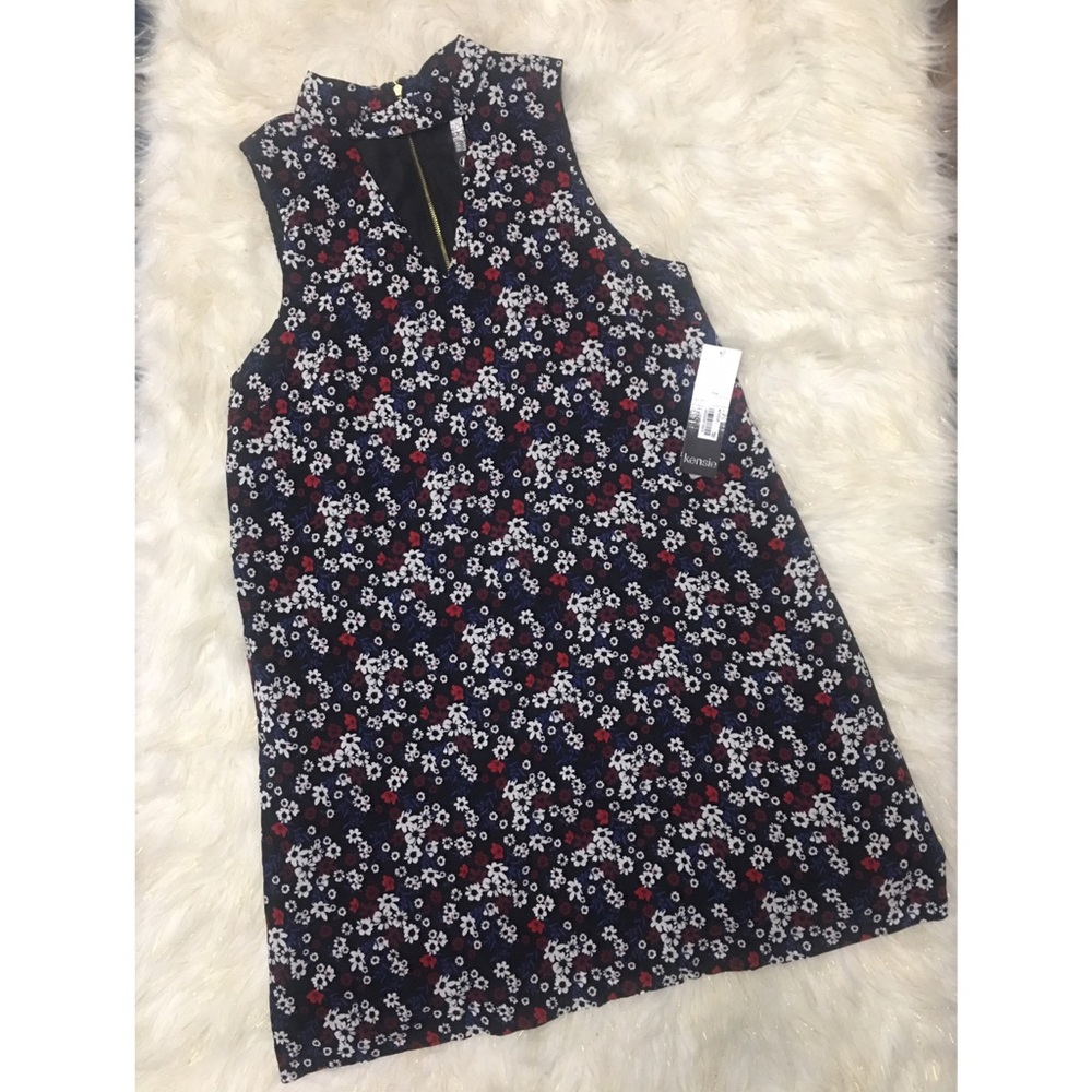 NWT Kensie sleeveless dress size L zips up back